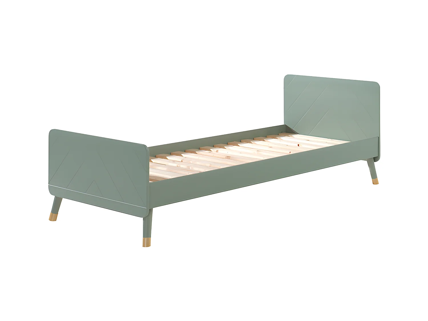 Pack - Lit Enfant & Chevet "Billy" 90x200cm Vert