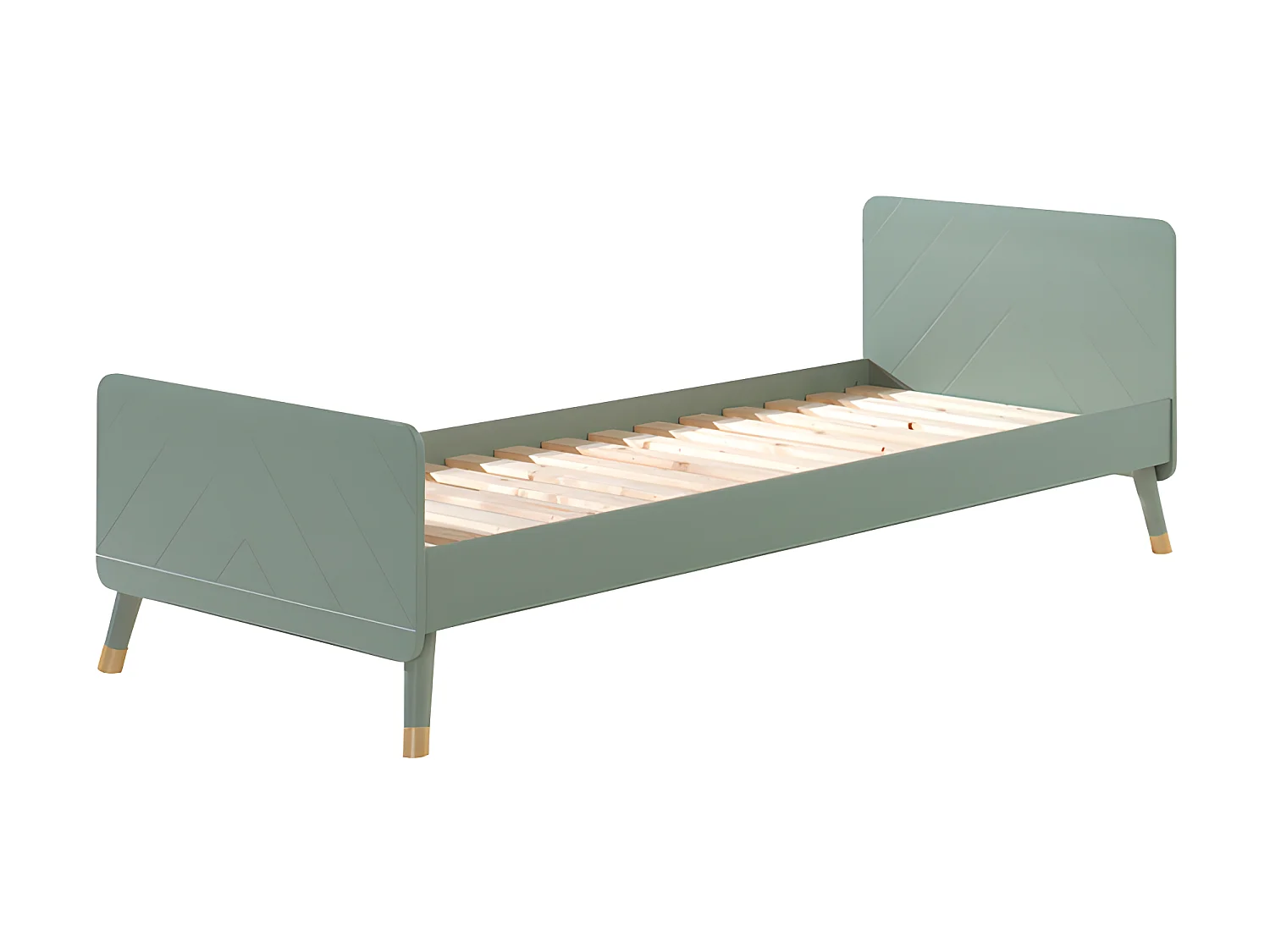 Pack - Lit Enfant & Chevet "Billy" 90x200cm Vert