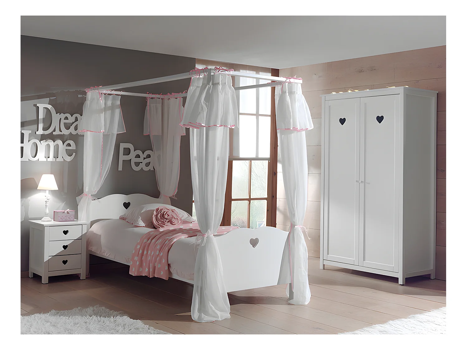 Chambre Complète 5P "Amori V" Blanc