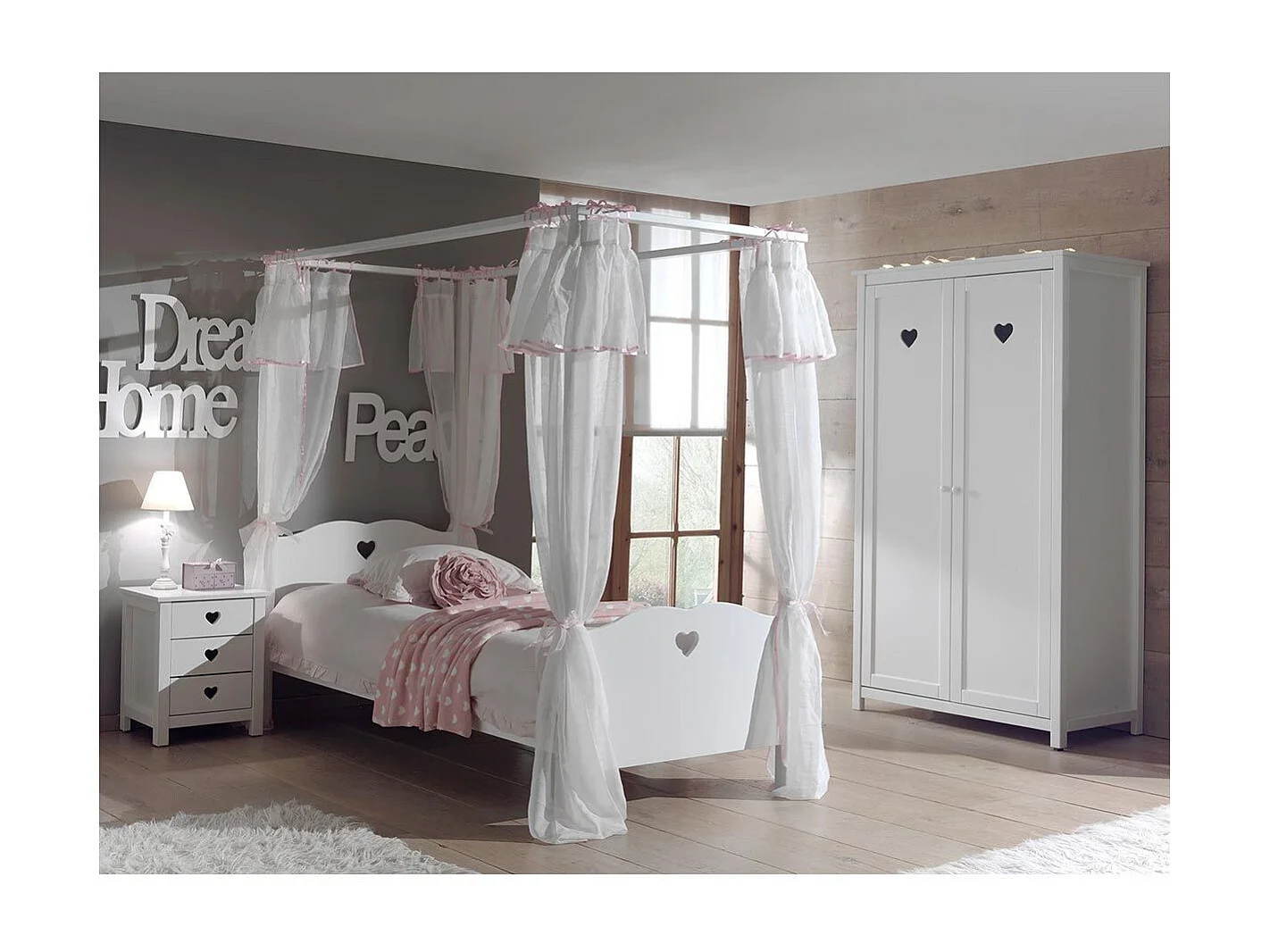 Chambre Complète 5P "Amori V" Blanc