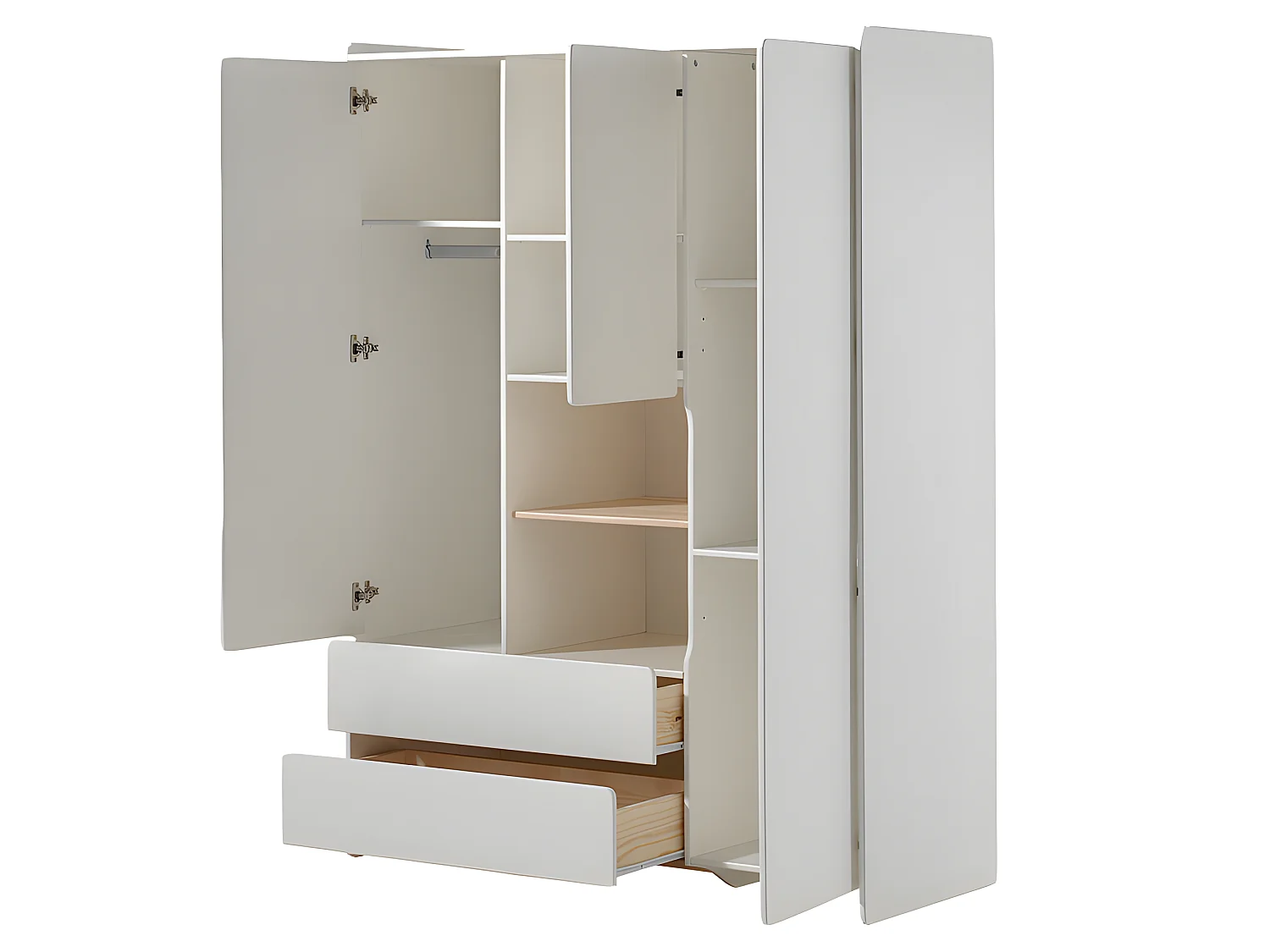 Chambre Complète Bébé 5P "Kiddy" Blanc