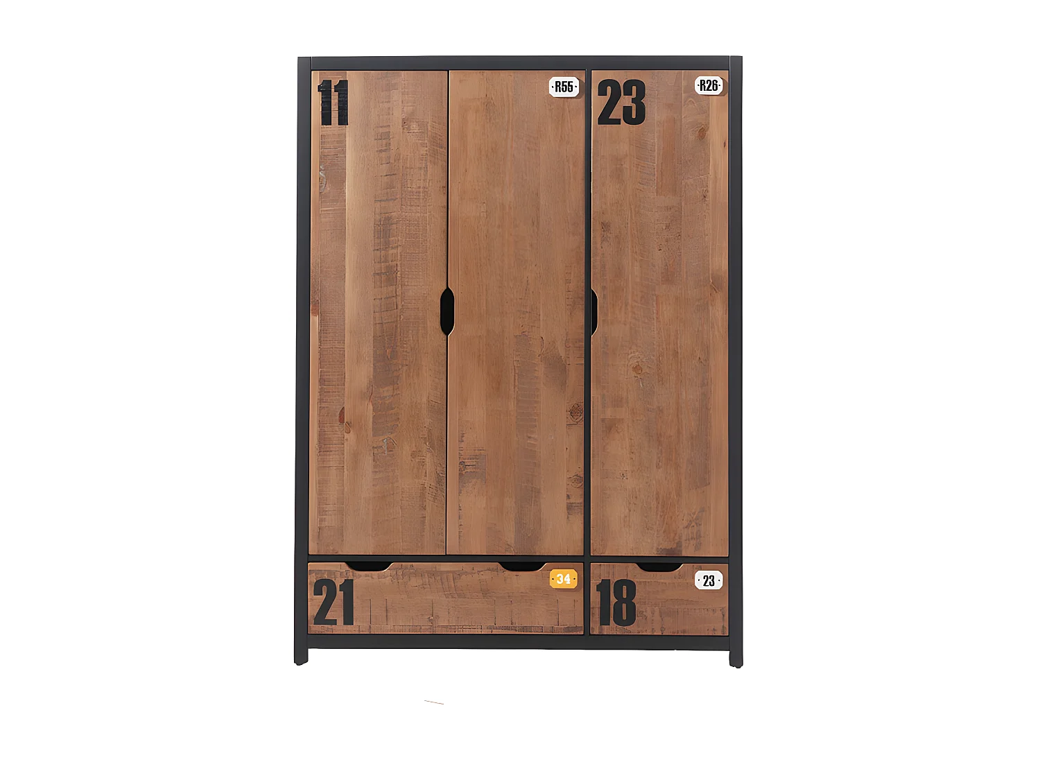 Chambre Complète Enfant 5P "Alex II" Marron & Noir