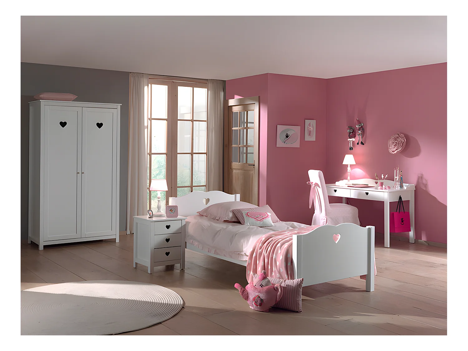 Chambre Complète 5P "Amori" Blanc