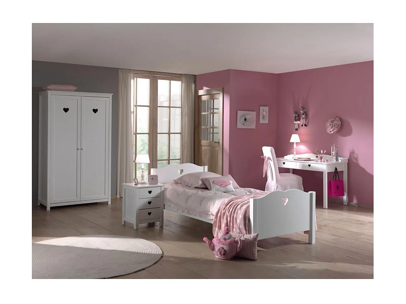 Chambre Complète 5P "Amori" Blanc