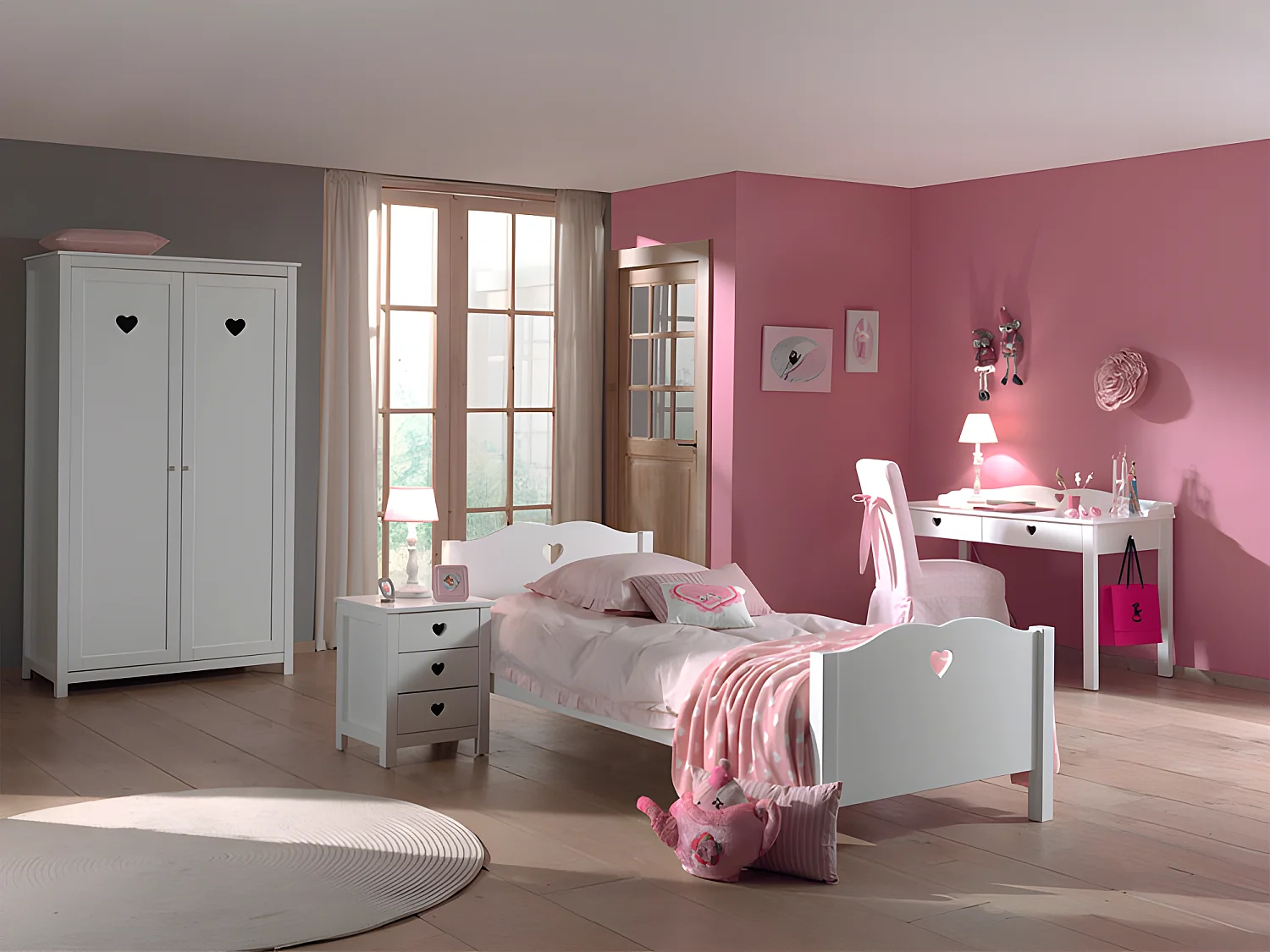 Chambre Complète 5P "Amori" Blanc