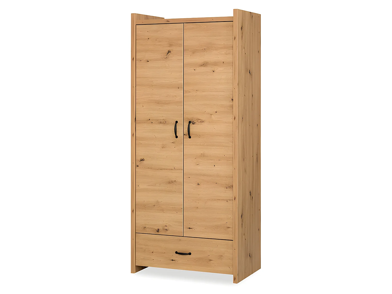 Lit bébé et Armoire LittleSky by Klups Amelia Oak Chêne