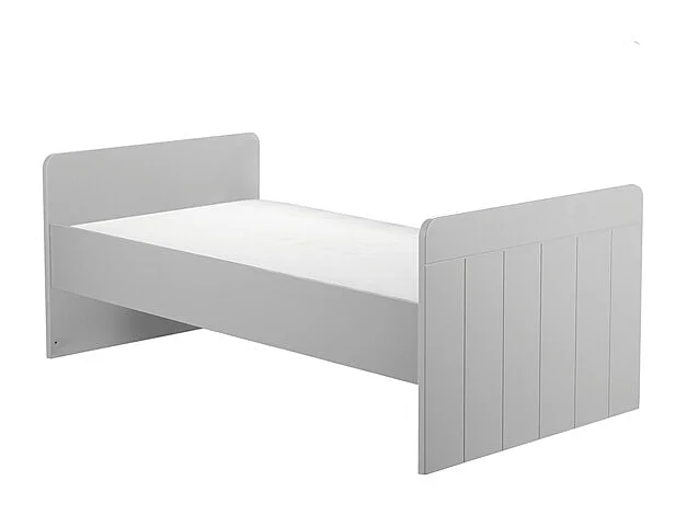 Lit bébé évolutif et Armoire Calmo Gris