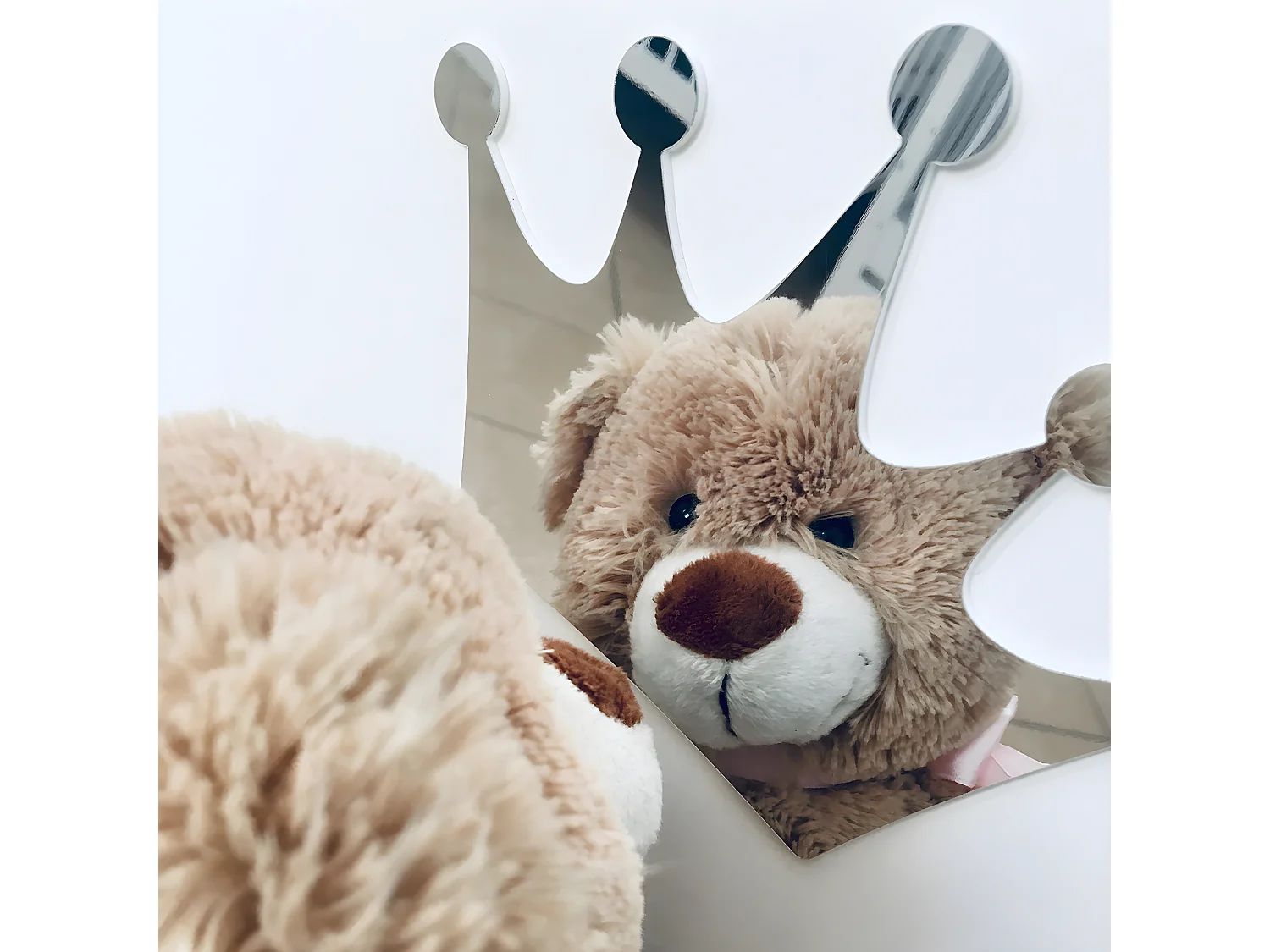 Lit bébé et Commode à langer LittleSky by Klups Blanka Blanc