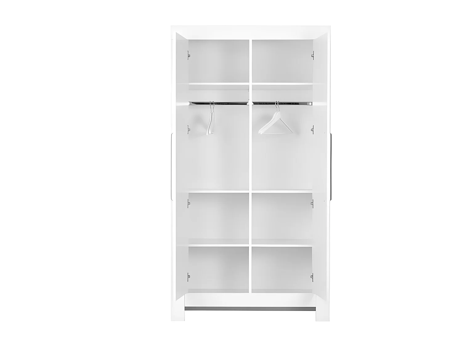 Lit bébé et Armoire Calmo Blanc
