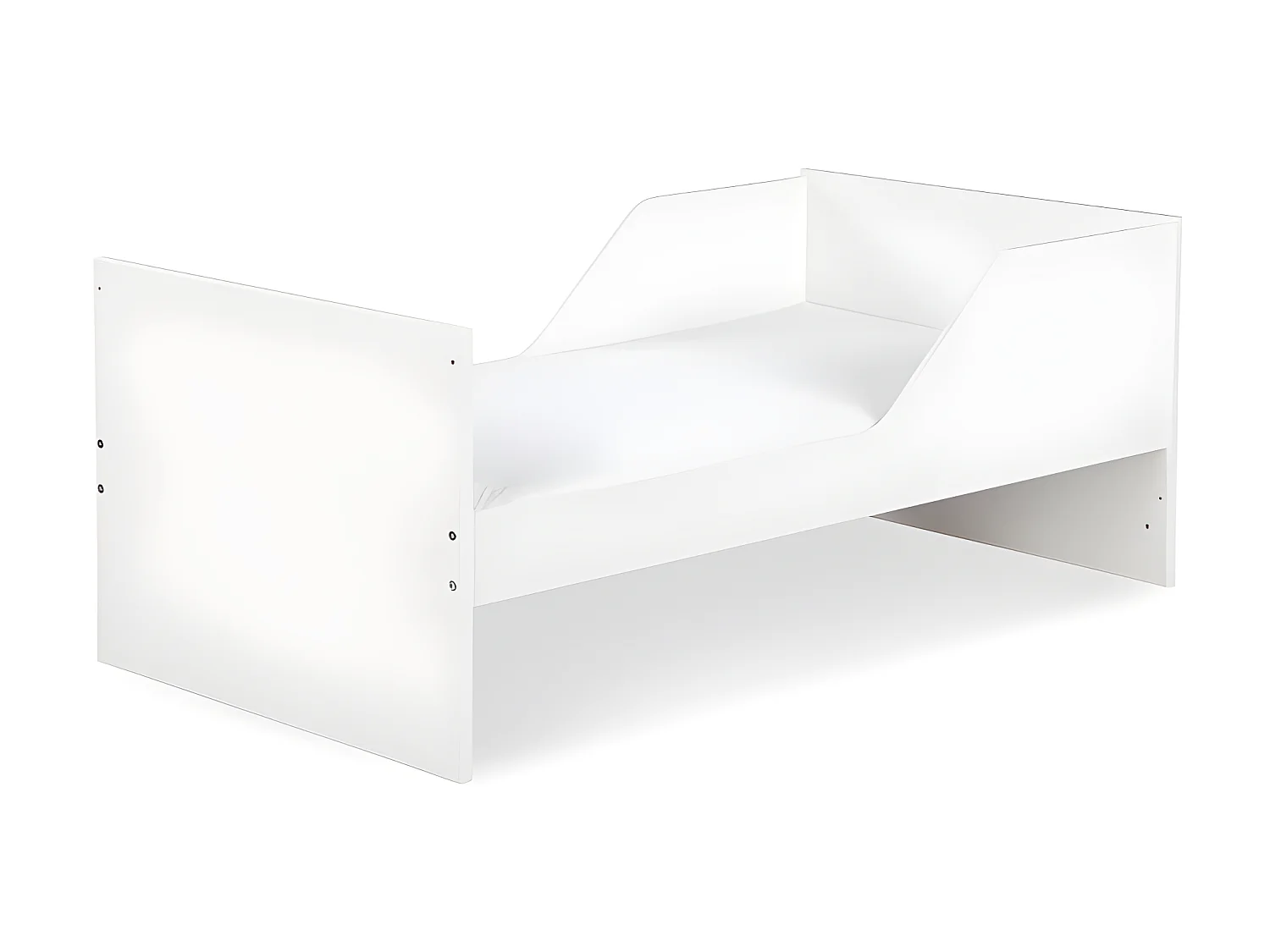 Lit bébé évolutif et armoire 3 portes LittleSky by Klups Dalia - Blanc