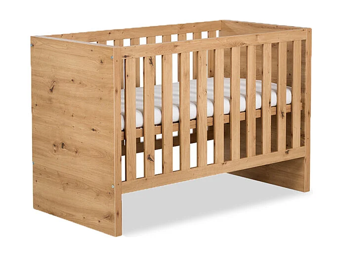 Chambre complète Lit bébé - commode - Armoire LittleSky by Klups Amelia Oak Chêne