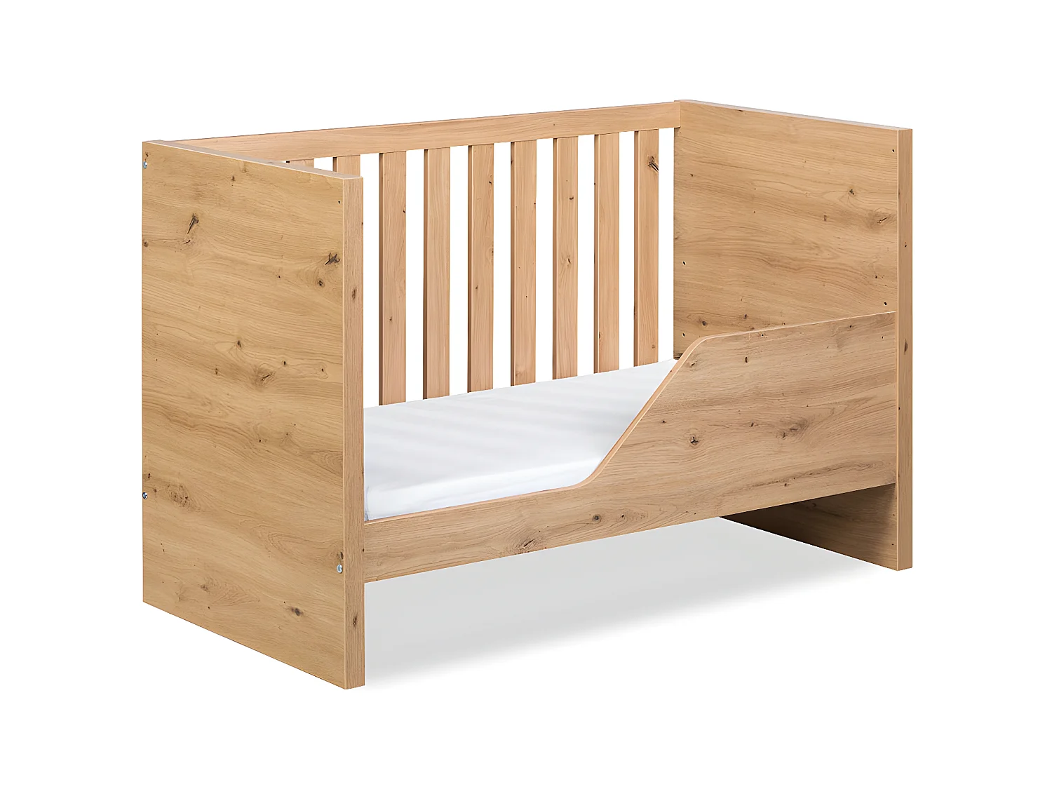 Chambre complète Lit bébé - commode - Armoire LittleSky by Klups Amelia Oak Chêne