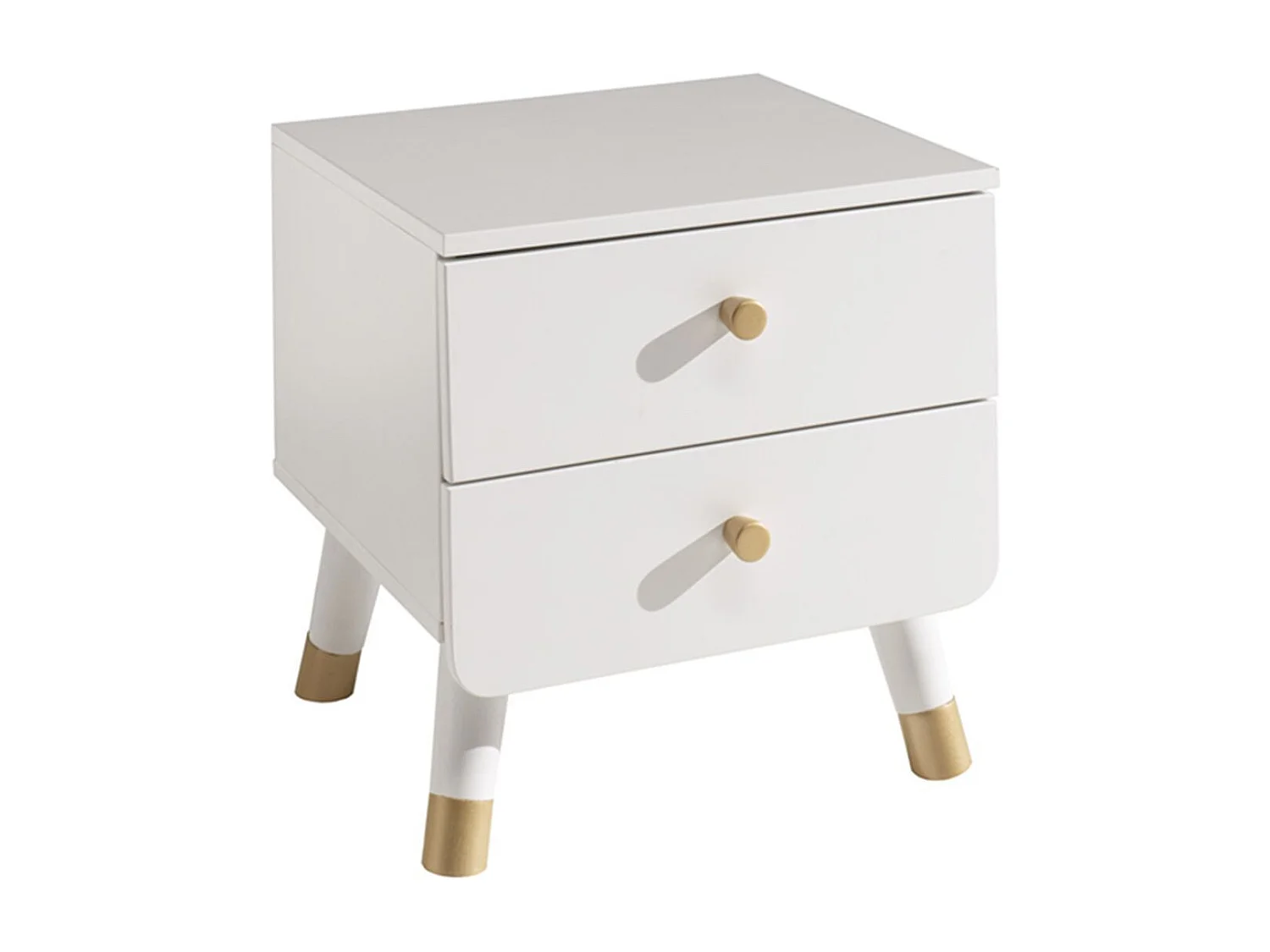 Pack - Lit Enfant & Chevet "Billy" 90x200cm Blanc