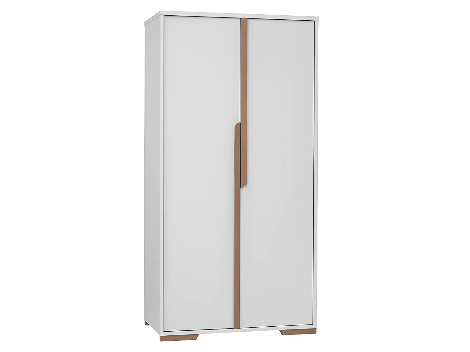 Lit bébé évolutif et Armoire Snap Blanc et bois