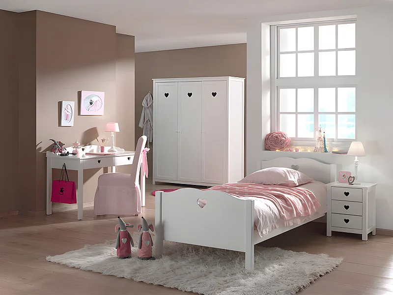 Chambre Complète 5P "Amori III" Blanc