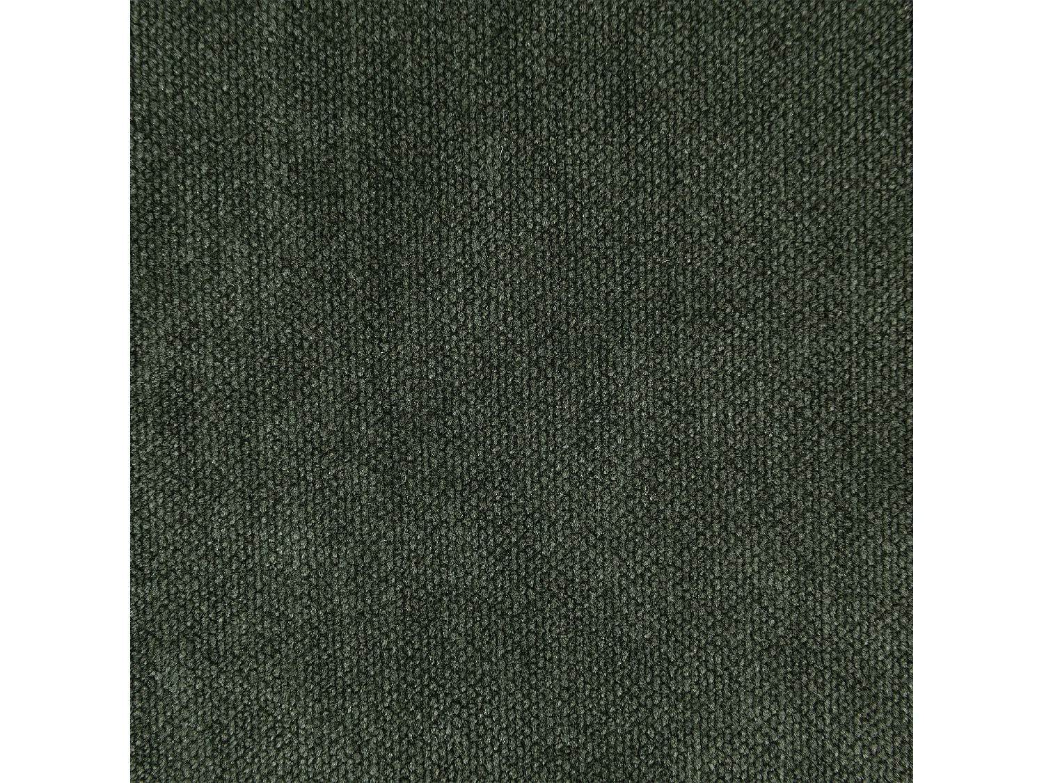 Habitat - Fauteuil en tissu et bois massif noir - Vert kaki - Velika