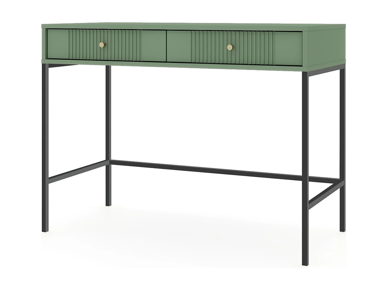 Kaptafel Iseo 2L Smoke green / zwart goud