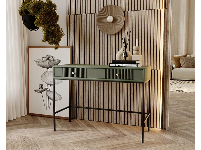 Kaptafel Iseo 2L Smoke green / zwart goud