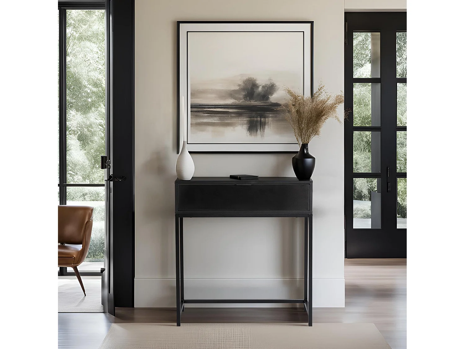 Kaptafel Petra 1L Zwart