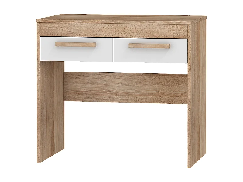 Kaptafel Maximus licht sonoma eiken / hoogglans wit