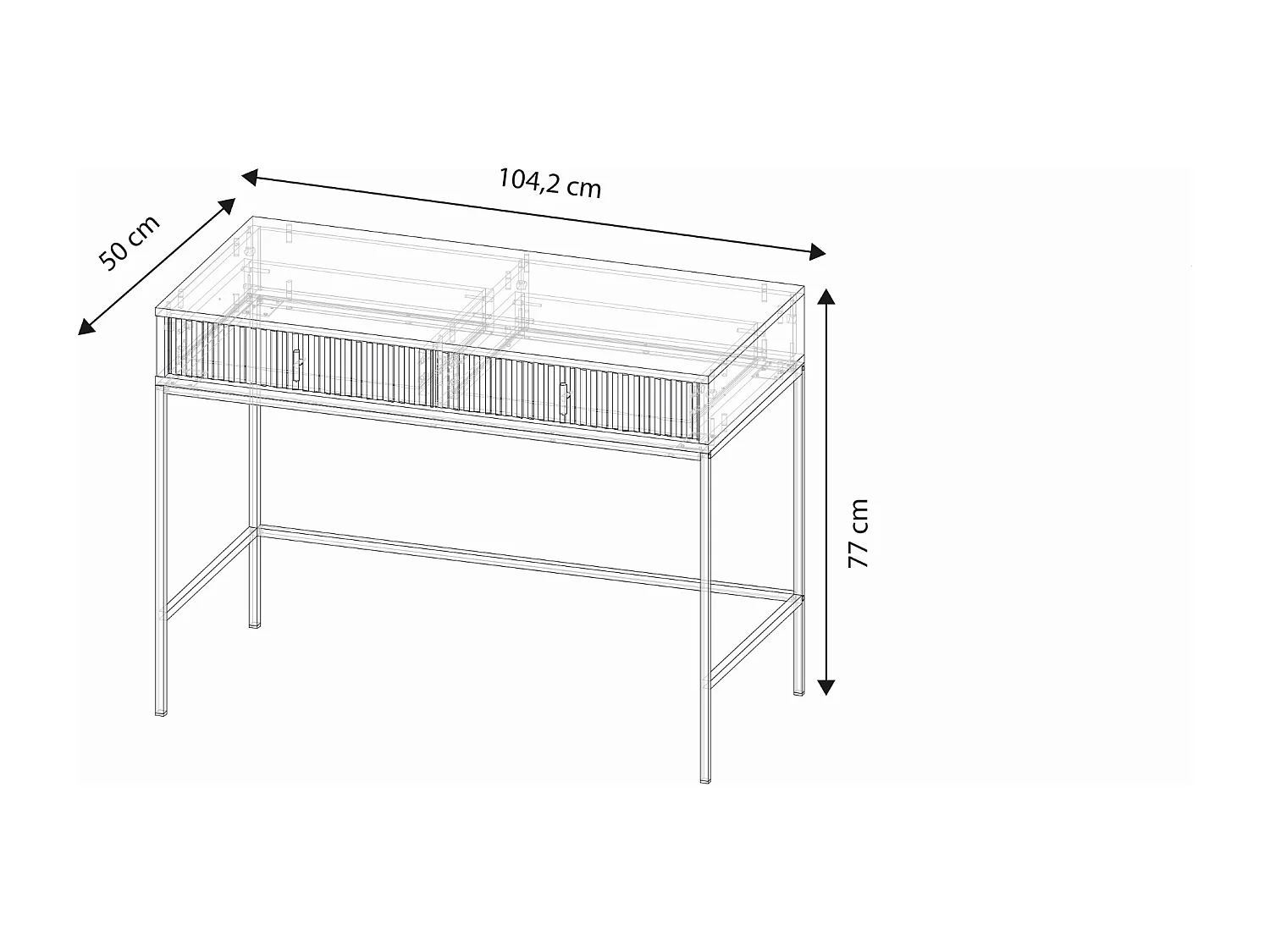Kaptafel Maggiore 2L Zwart / zwart / zwart