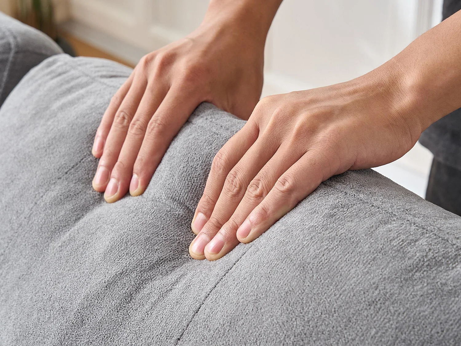 Délice - Canapé d‘Angle Convertible 3 Places - Chenille avec Coffre de Rangement et Roulettes - Idéal Studio & Appartement