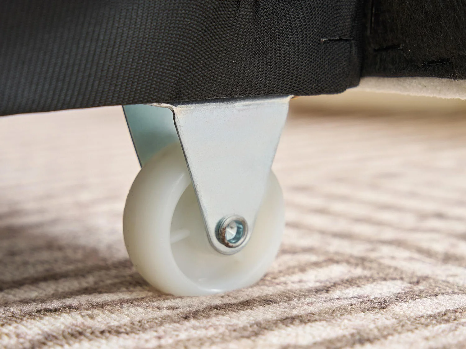 Délice - Canapé d‘Angle Convertible 3 Places - Chenille avec Coffre de Rangement et Roulettes - Idéal Studio & Appartement