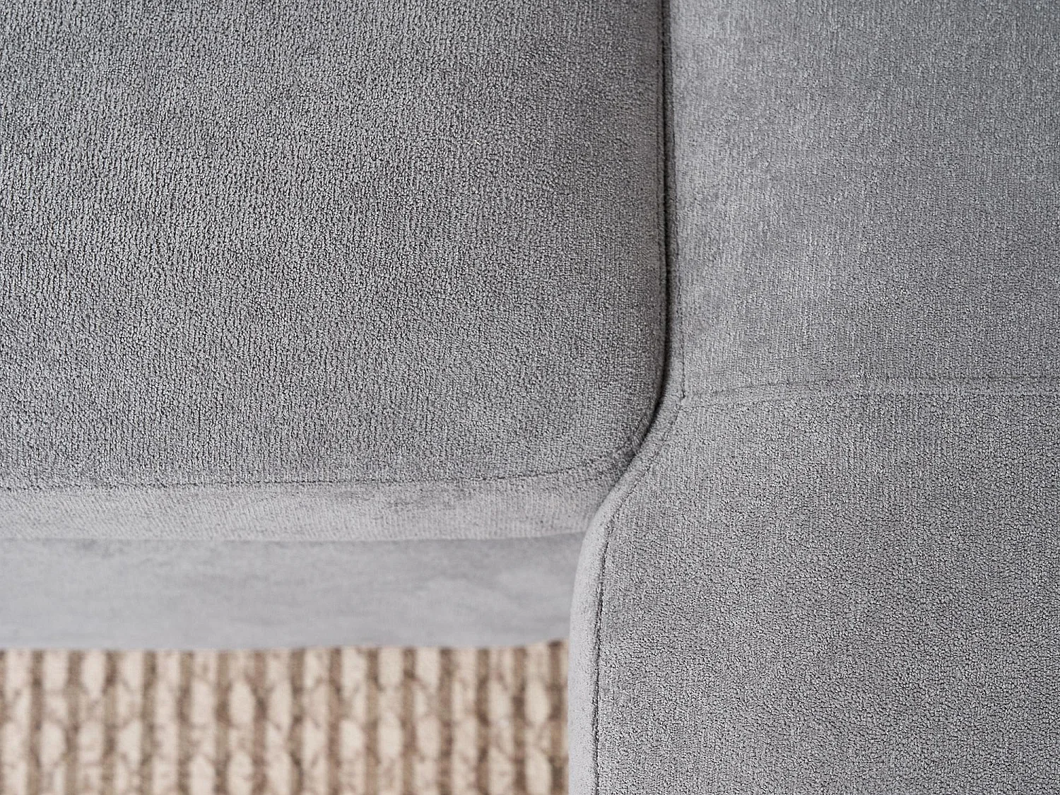 Délice - Canapé d‘Angle Convertible 3 Places - Chenille avec Coffre de Rangement et Roulettes - Idéal Studio & Appartement