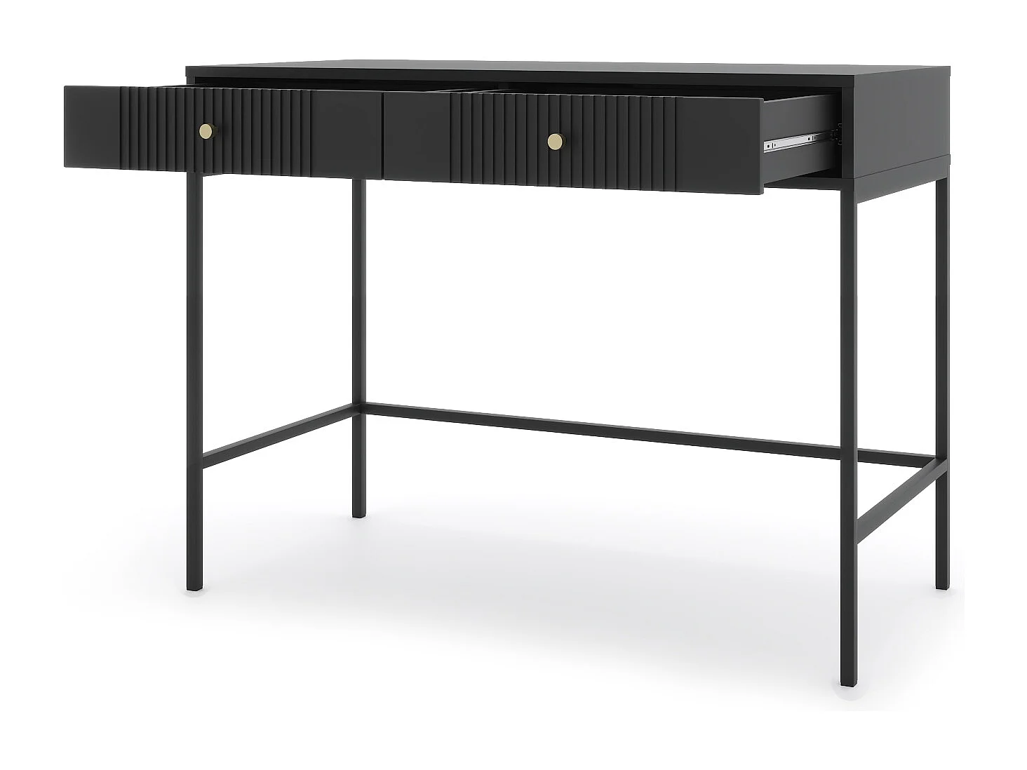 Kaptafel Iseo Zwart / zwart / goud