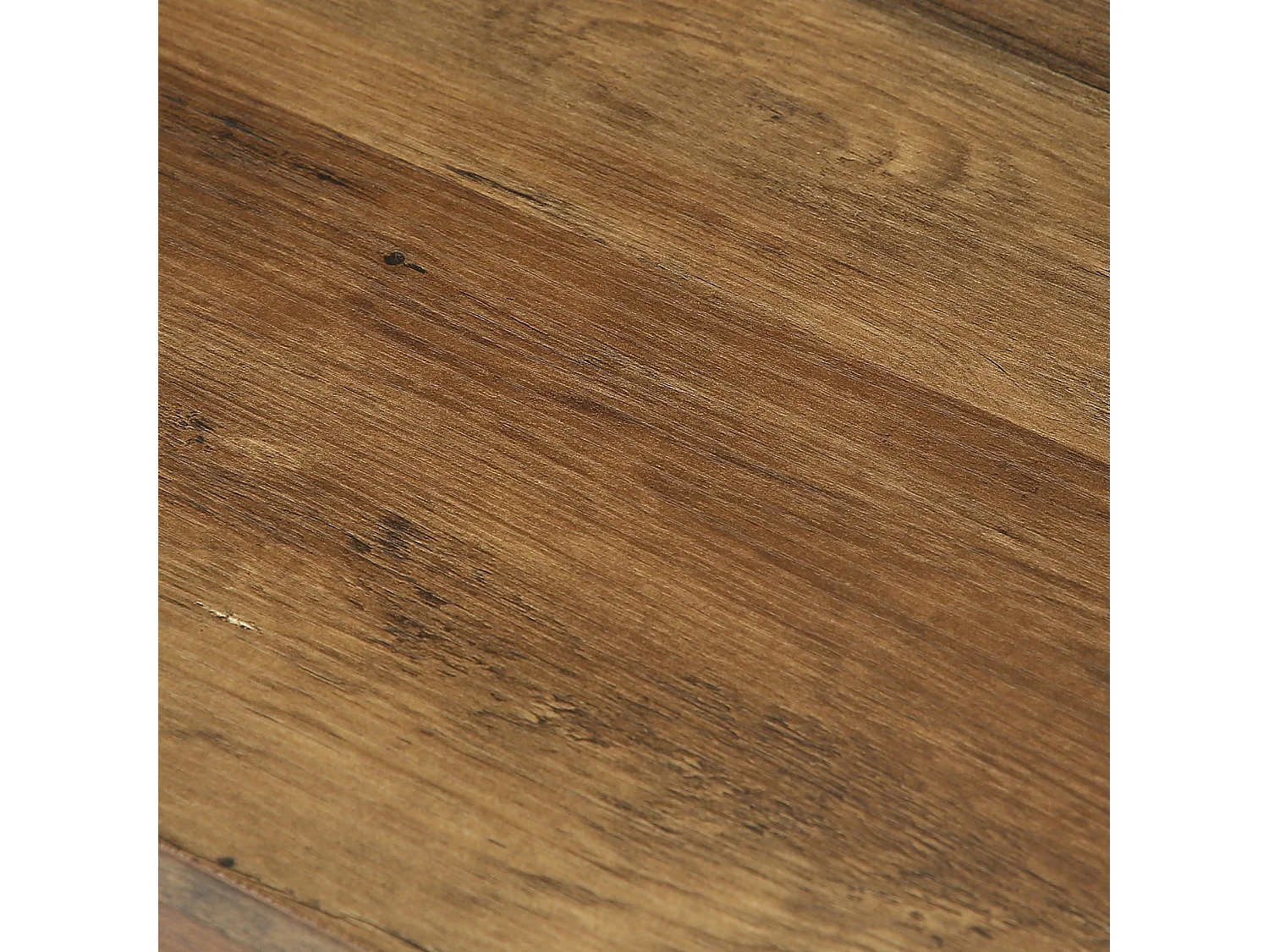 Table console d'entrée de 160 cm de long, style ferme, avec 2 pieds arqués.