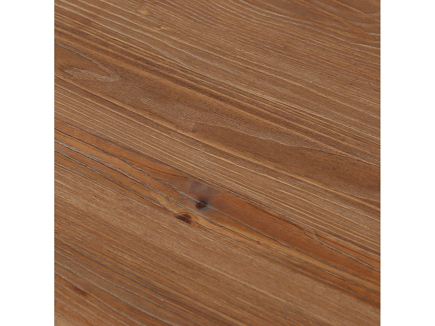 Console en bois massif de 160 cm, table d'entrée de style campagnard à 2 niveaux avec rangement