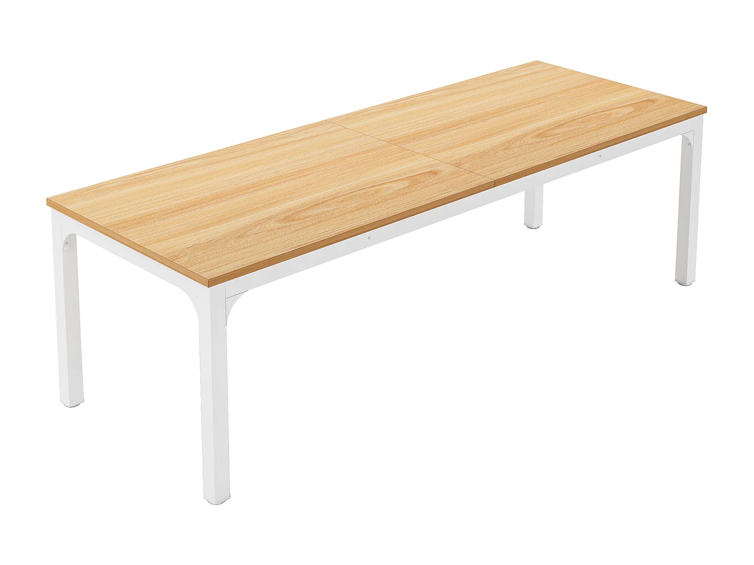 Bureau pour 2 personnes, bureau d'ordinateur extra long de 200 cm, poste de travail double pour bureau à domicile