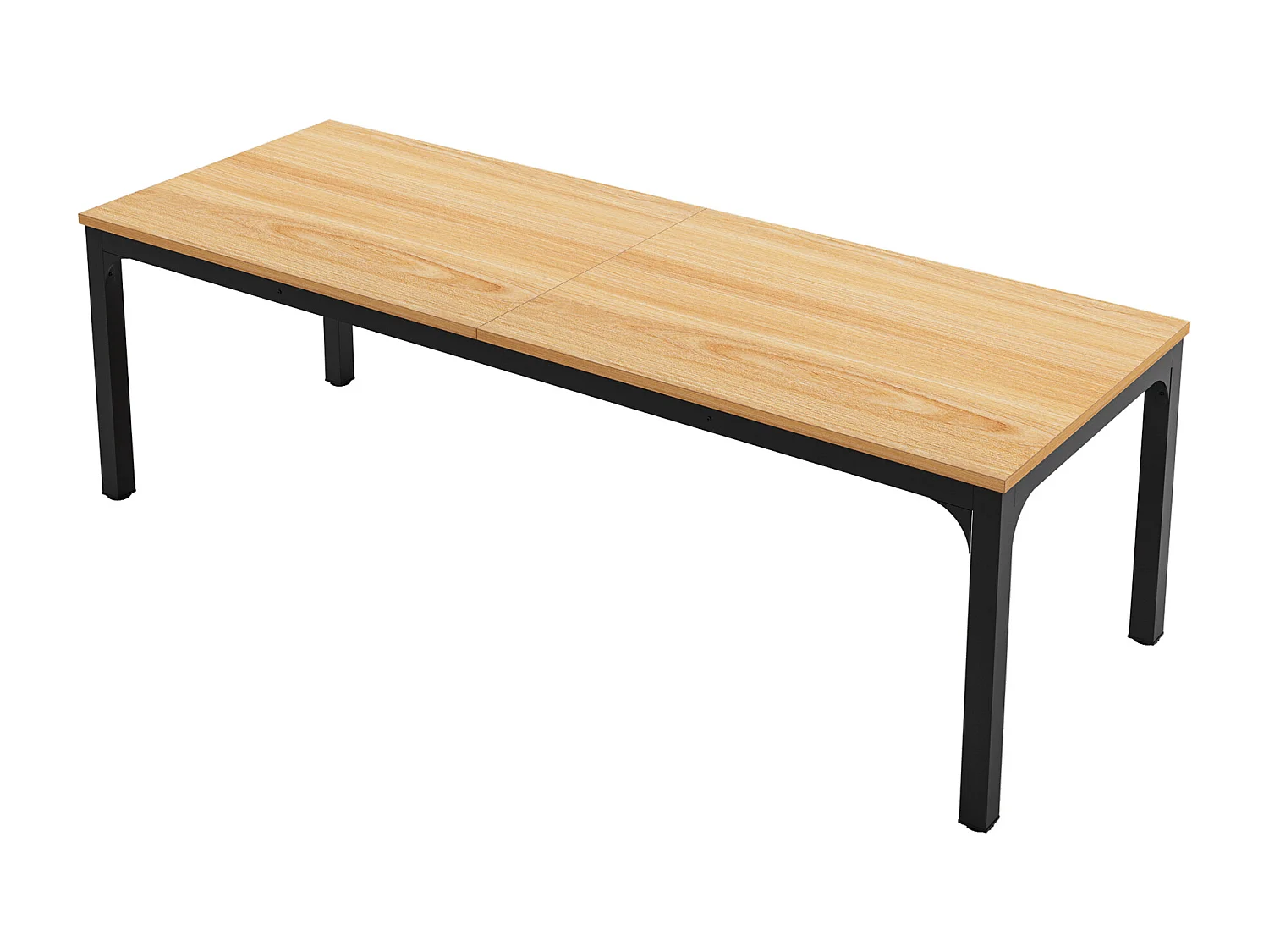 Biurko do domowego biura dla 2 osób, biurko komputerowe o długości 200 cm, podwójne stanowisko pracy do domowego biura