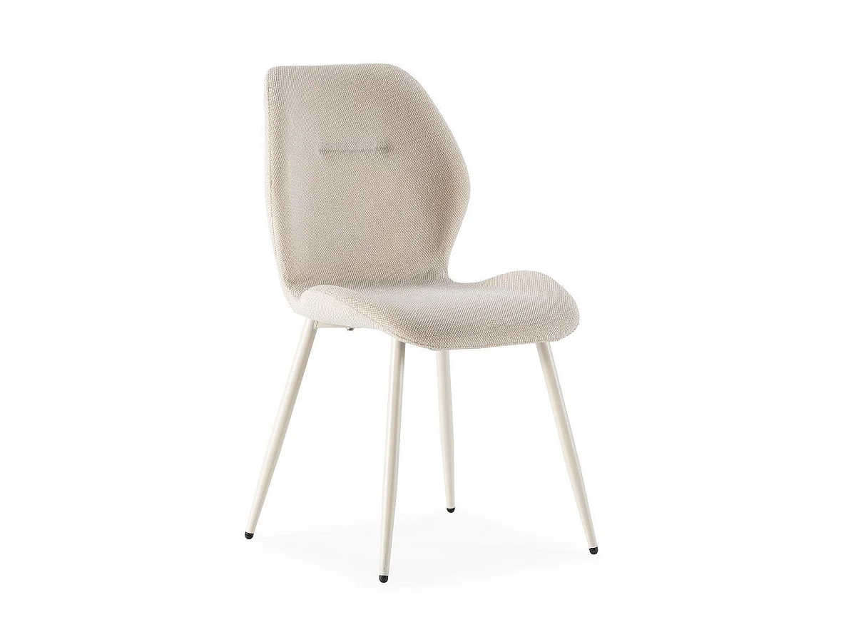 Set mit 4 Stühlen Metallbeinen 58x49 cm