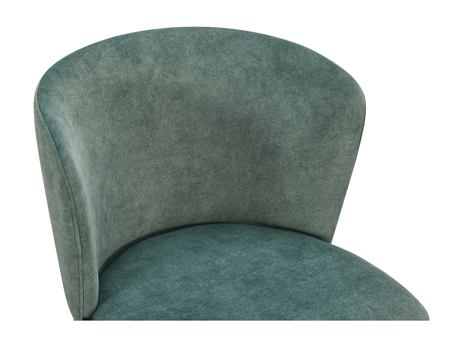 Chaise rembourrée – velours facile d’entretien vert sauge – CARBLE