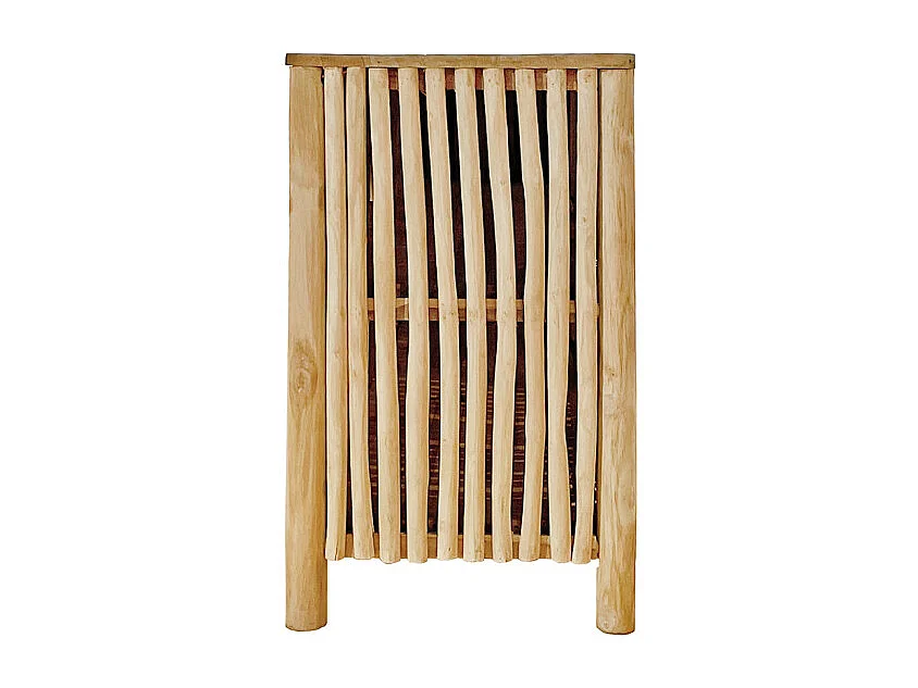 Buffet L. 180 cm 4 portes en teck massif et bois flotté – MARIANO