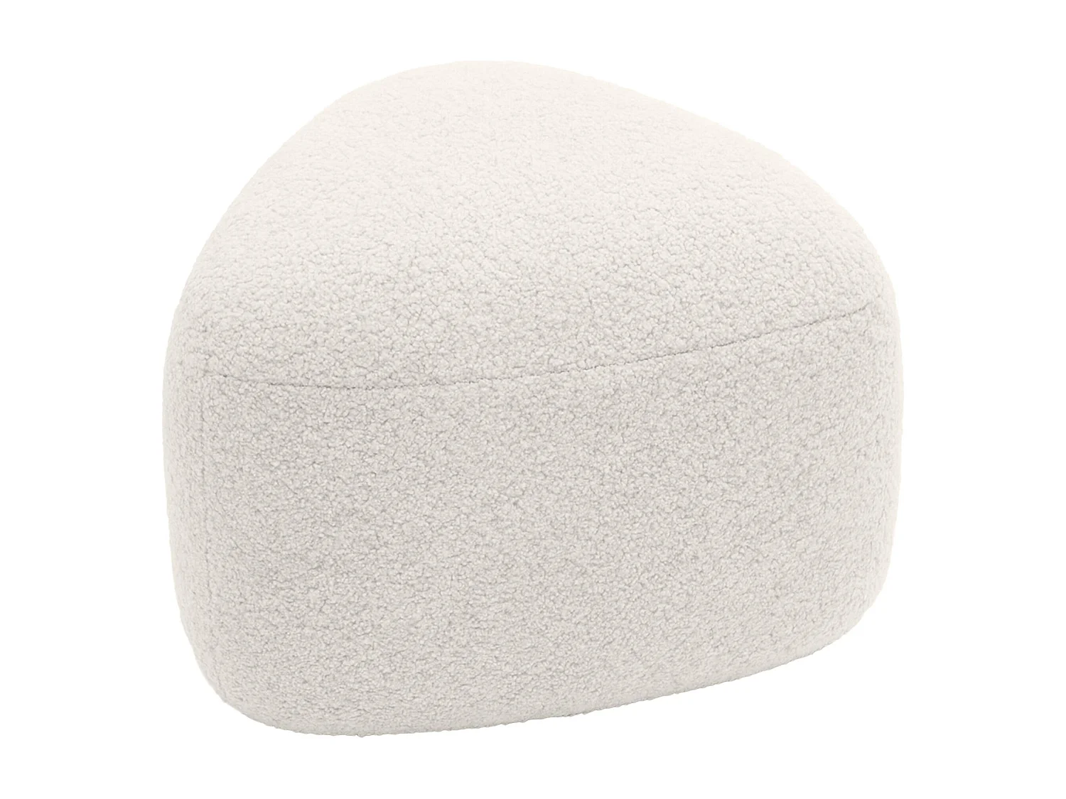 Tabouret - Tissu - Crème - Alfrisa