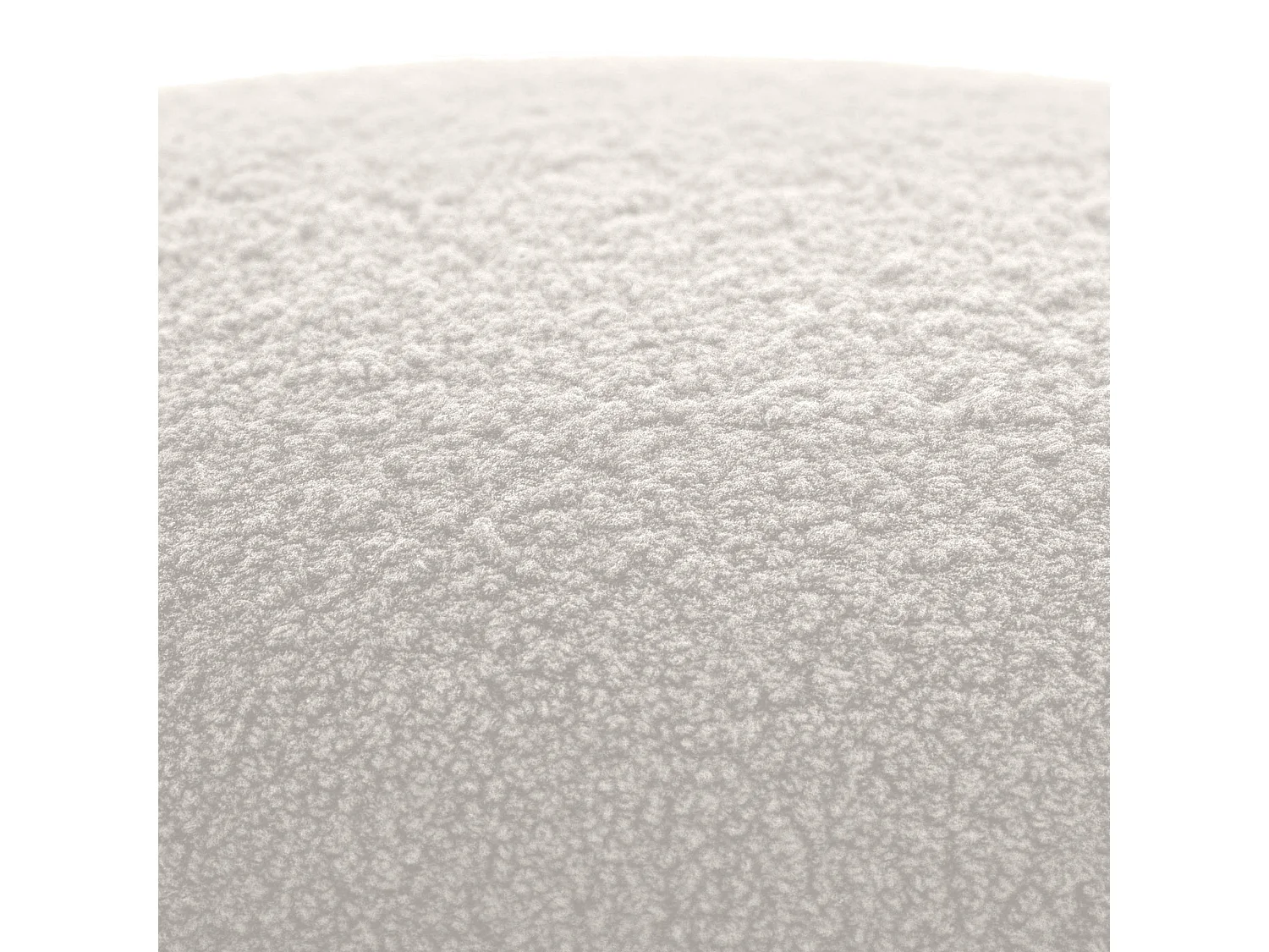 Tabouret - Tissu - Crème - Alfrisa