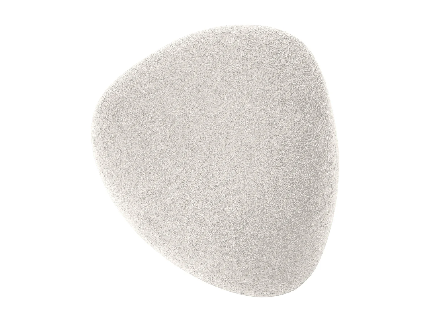 Tabouret - Tissu - Crème - Alfrisa