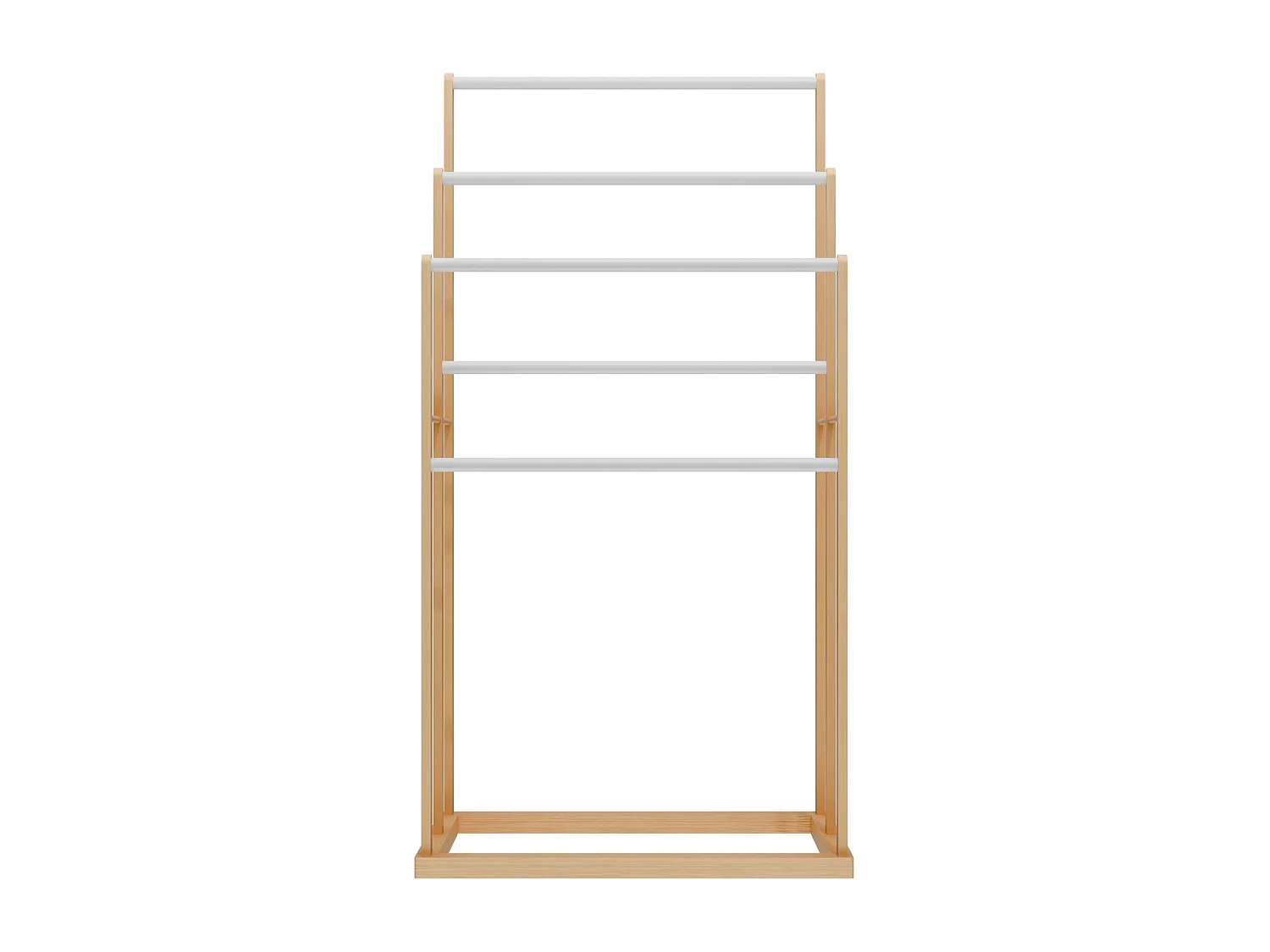 Porte-serviettes - Bois - 42 x 24 x 82cm - Nature - Malami