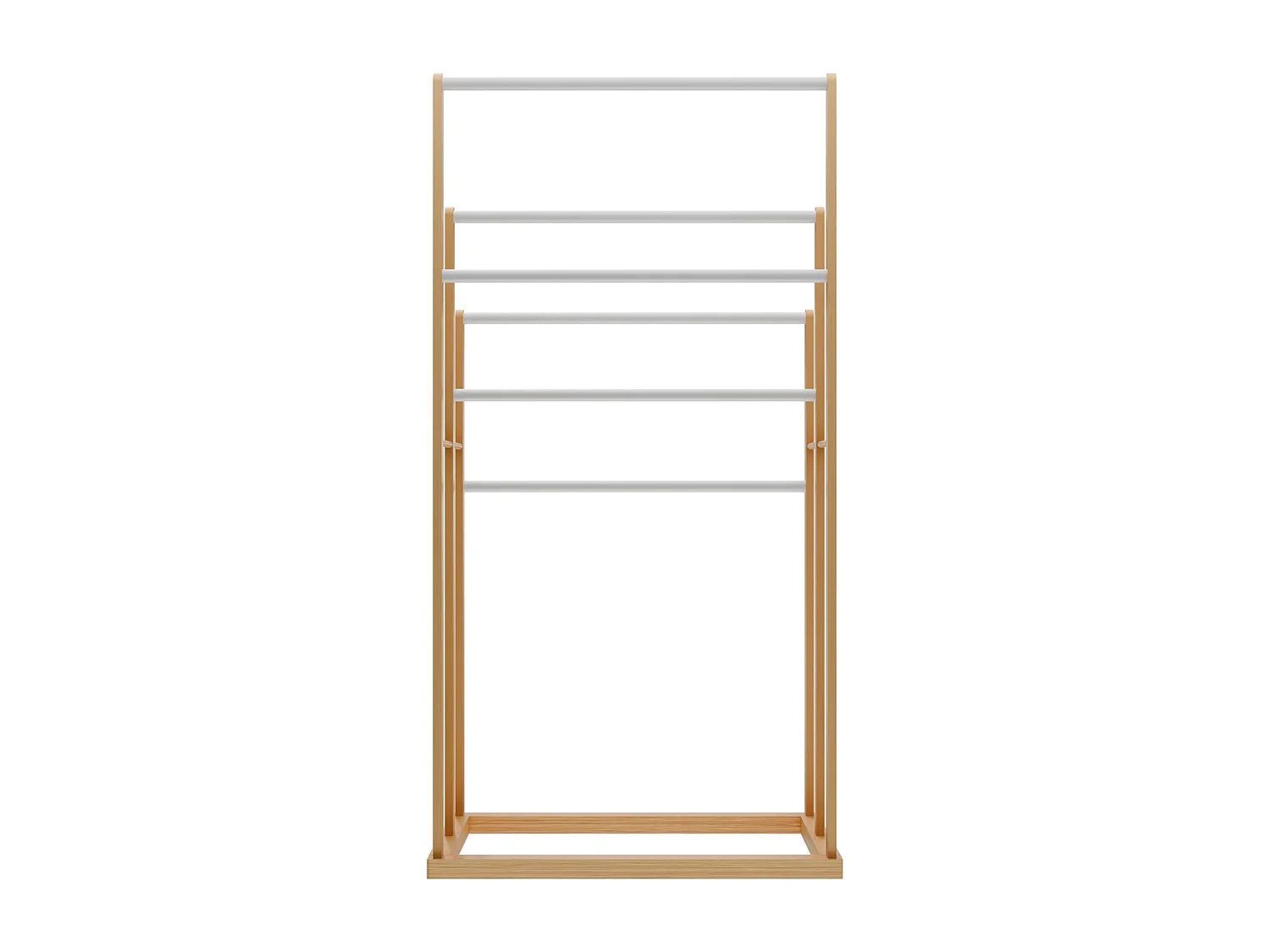 Porte-serviettes - Bois - 42 x 24 x 82cm - Nature - Malami