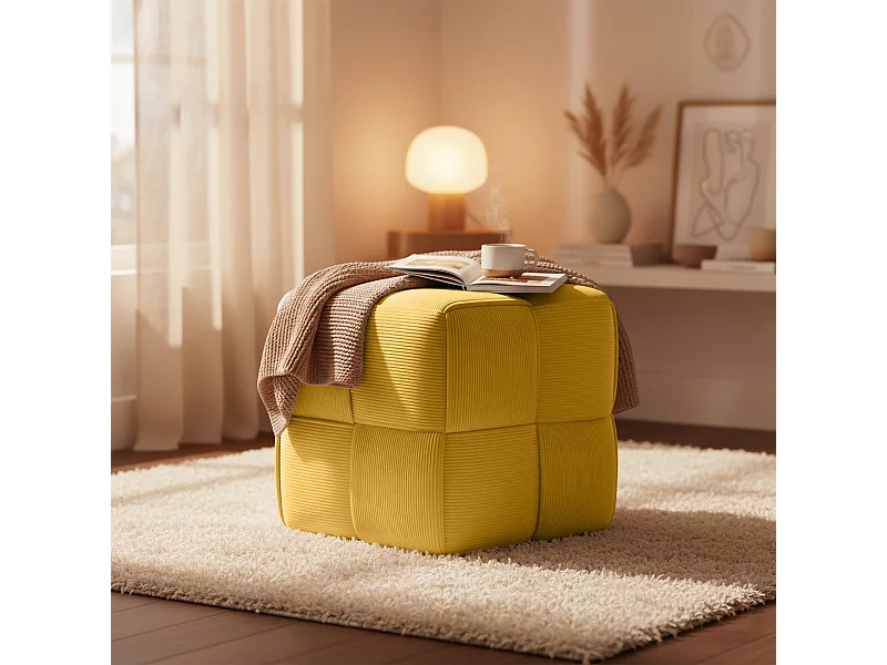 Tabouret - Cordon - Jaune - Forinta