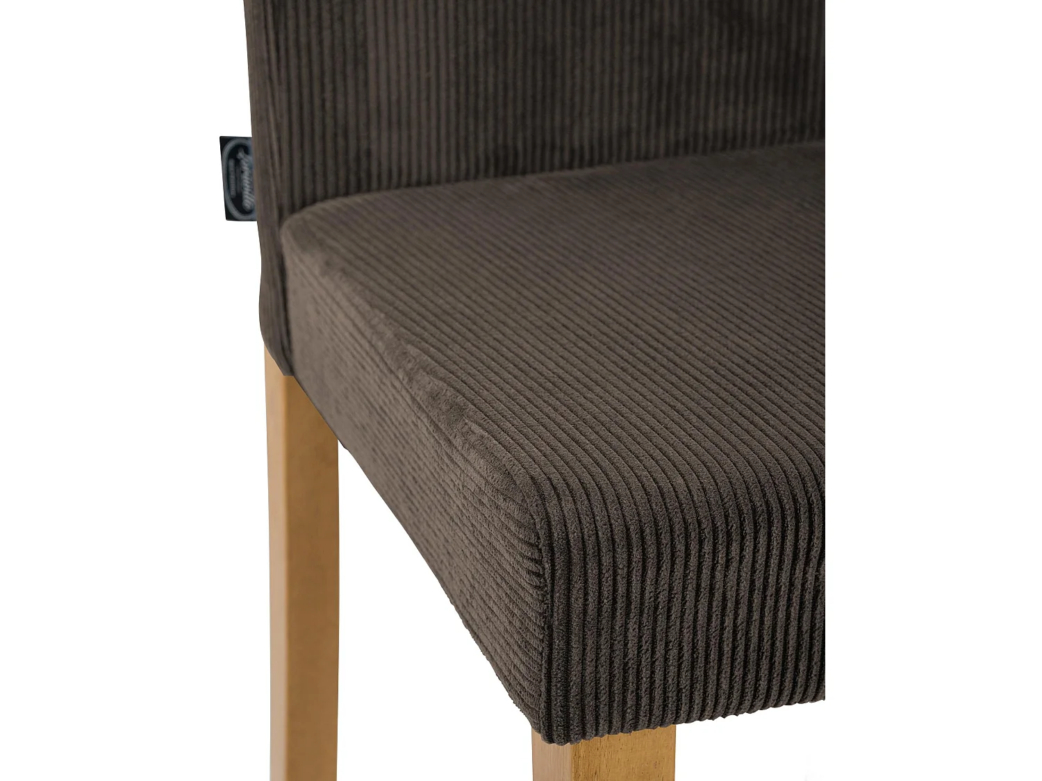 Lot de 2  chaise salle à manger - Cordon & Antique clair - Marron - Ina