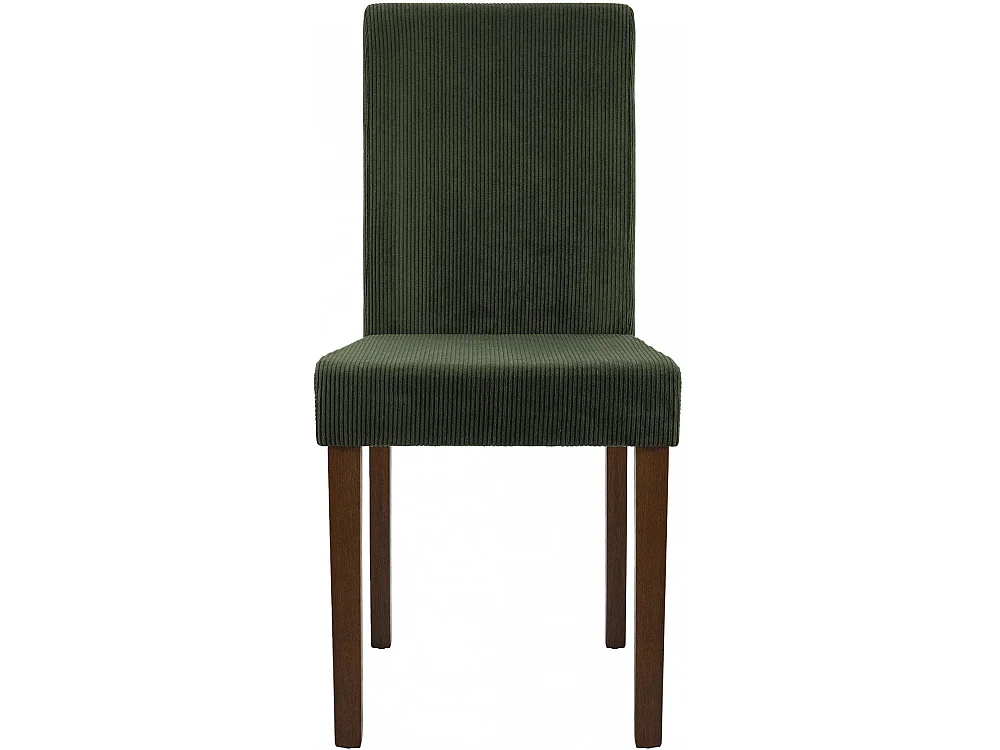 Lot de 2  chaise salle à manger - Cordon & Antique foncé - Vert - Ina