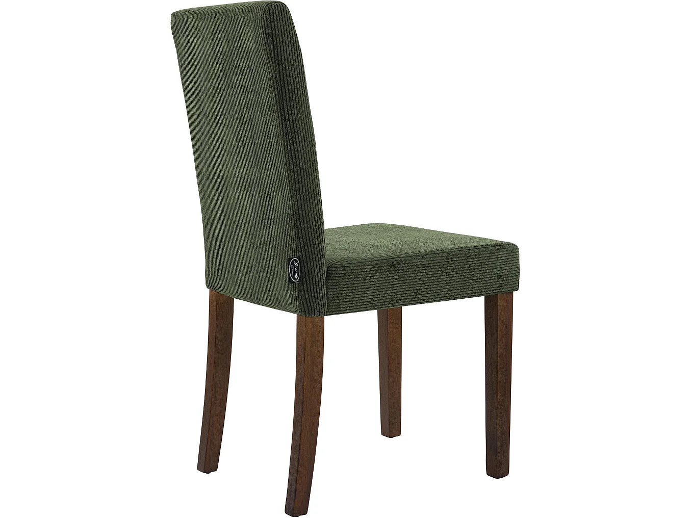 Lot de 2  chaise salle à manger - Cordon & Antique foncé - Vert - Ina