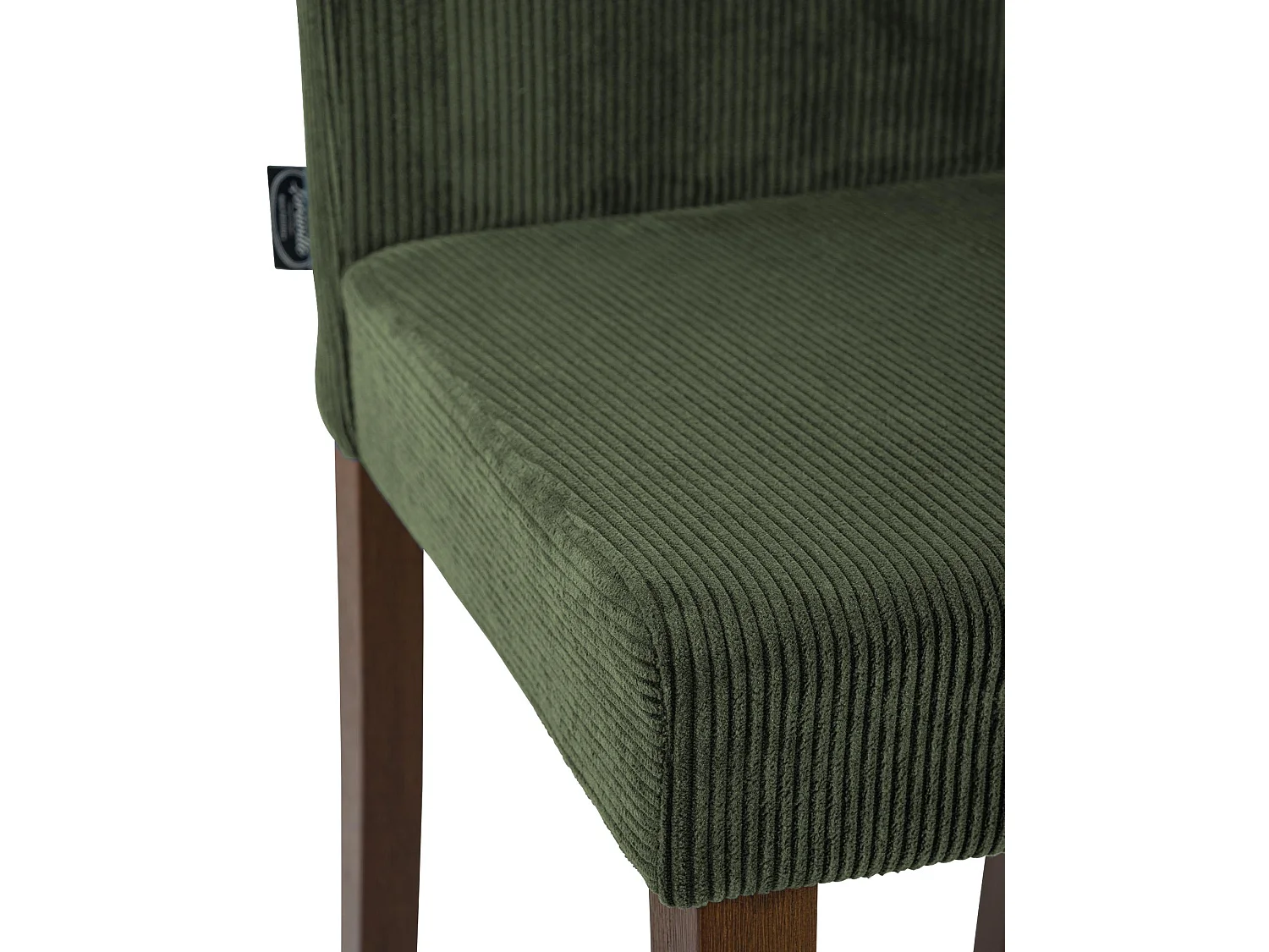 Lot de 2  chaise salle à manger - Cordon & Antique foncé - Vert - Ina