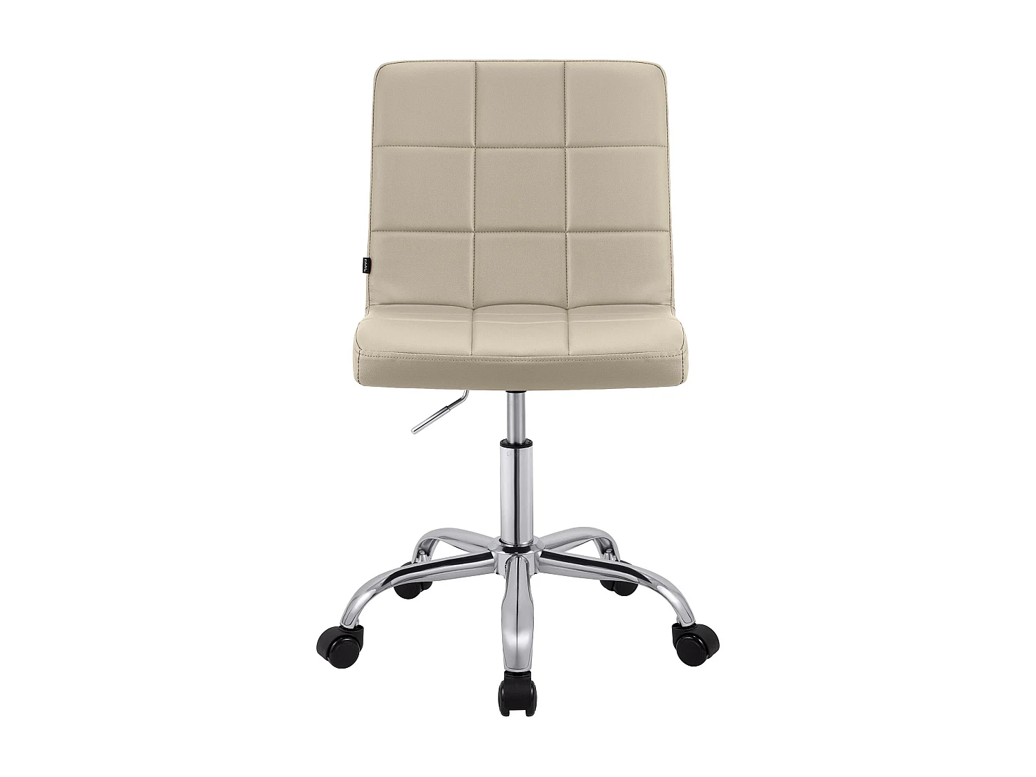 Chaise de bureau - Similicuir - Crème - Darfield