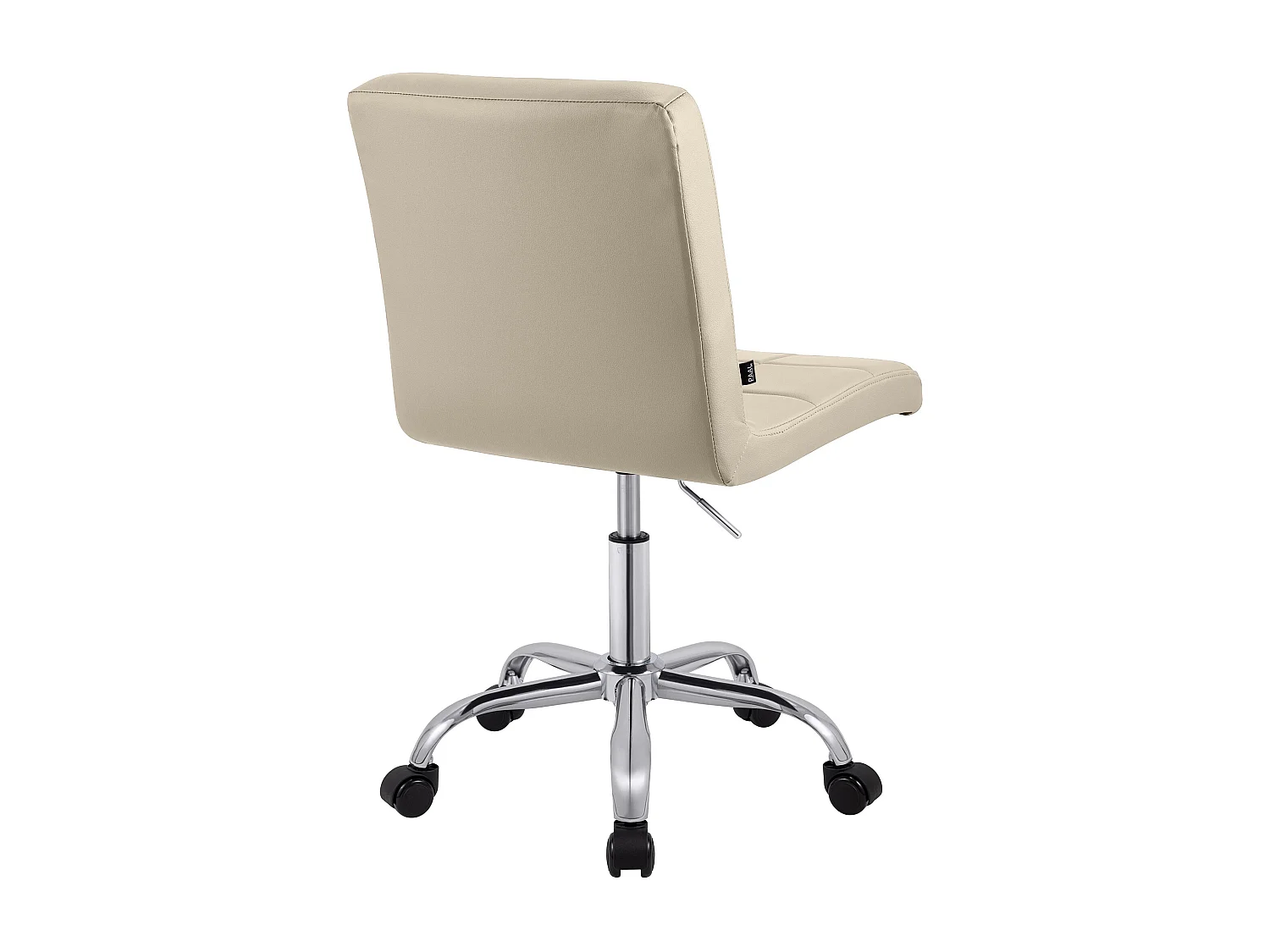 Chaise de bureau - Similicuir - Crème - Darfield