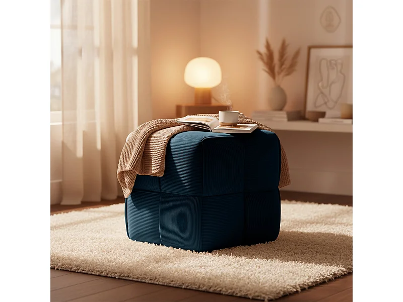 Tabouret - Cordon - Bleu foncé - Forinta