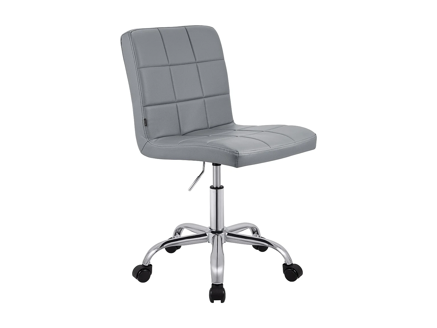 Chaise de bureau - Similicuir - Gris - Darfield